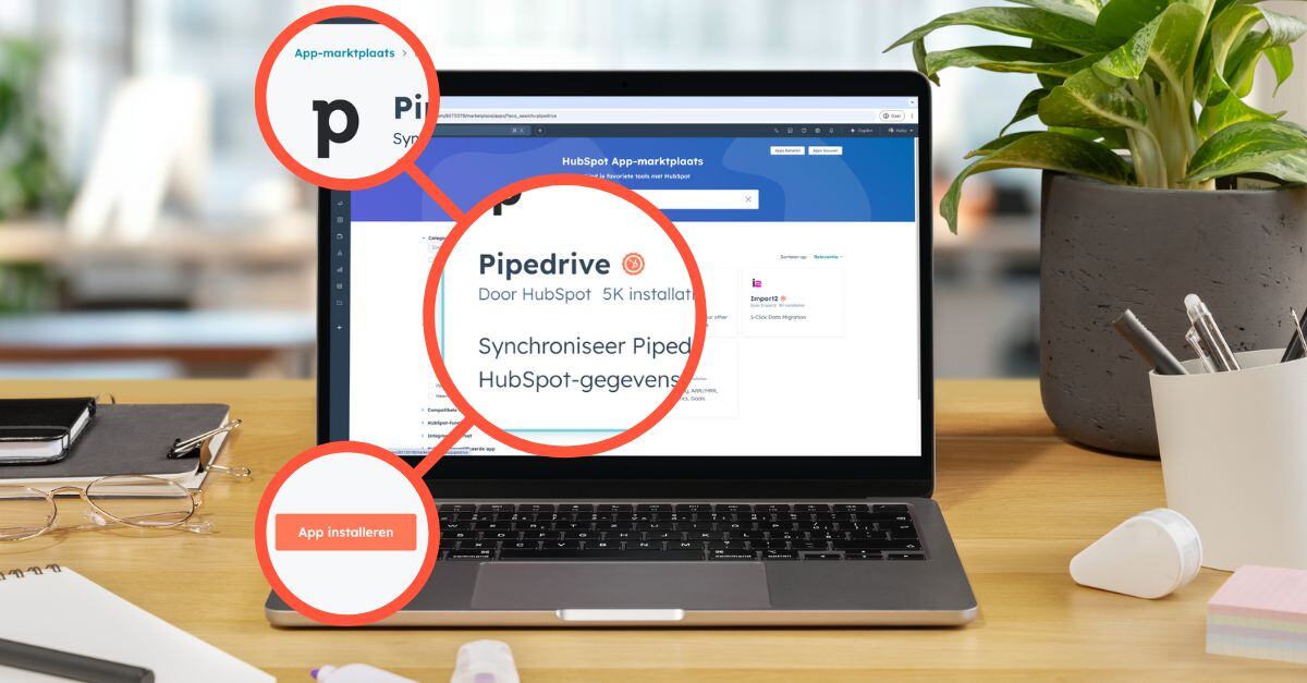 hubspot pipedrive integratie