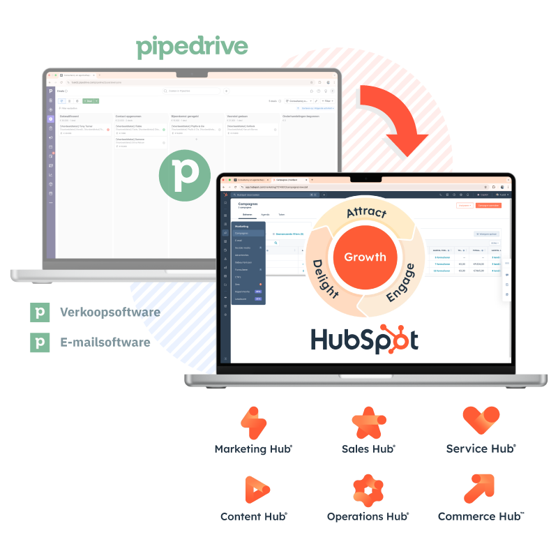 pipedrive hubspot header